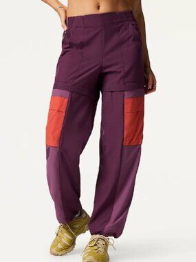 Cotopaxi Losdos Zip-Off Hiking Pants Women’s Large Acai Mystic Convertible
